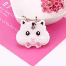 Load image into Gallery viewer, Cute Cartoon Keychain Silicone Stitch Protective Key Case Cover for Key Control Dust Cap Holder Gift Women Key Chain