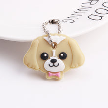 Load image into Gallery viewer, Cute Cartoon Keychain Silicone Stitch Protective Key Case Cover for Key Control Dust Cap Holder Gift Women Key Chain