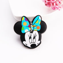 Load image into Gallery viewer, Cute Cartoon Keychain Silicone Stitch Protective Key Case Cover for Key Control Dust Cap Holder Gift Women Key Chain