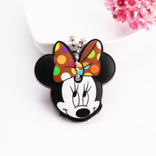 Load image into Gallery viewer, Cute Cartoon Keychain Silicone Stitch Protective Key Case Cover for Key Control Dust Cap Holder Gift Women Key Chain