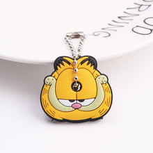 Load image into Gallery viewer, Cute Cartoon Keychain Silicone Stitch Protective Key Case Cover for Key Control Dust Cap Holder Gift Women Key Chain