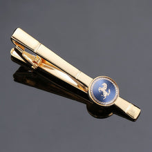 Load image into Gallery viewer, DY New and high quality laser engraving tie clip fashion style gold silver and black men's business tie pin Free Delivery