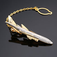 Load image into Gallery viewer, DY New and high quality laser engraving tie clip fashion style gold silver and black men's business tie pin Free Delivery